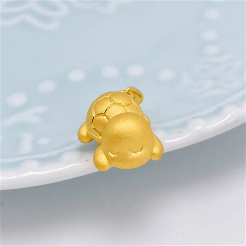 Подвеска в виде черепахи желтое золото 999 пробы 24 К 1 81-1 85 г