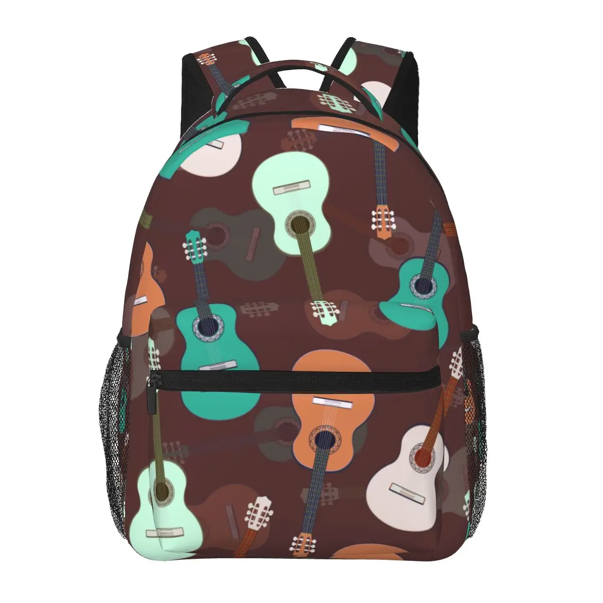 

Colorful Guitar Fashion Boys Girls Backpack School Bag for Teenager Student Book Bag