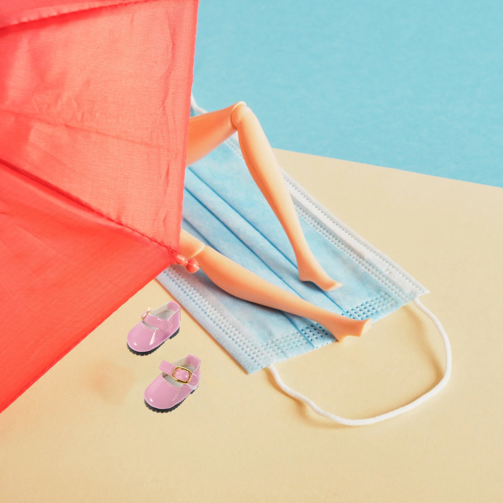 Мини-обувь Bjd одежда для девочек аксессуары наряды черный ребенок