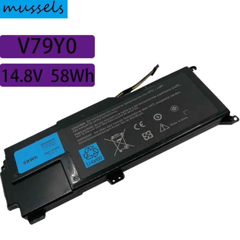 

Аккумулятор для ноутбука Dell XPS L412x L412z 14z 14Z-L412X 14Z-L412Z, оригинальный V79Y0 V79YO YMYF6 0YMYF6, 14,8 в, 58 Вт/ч