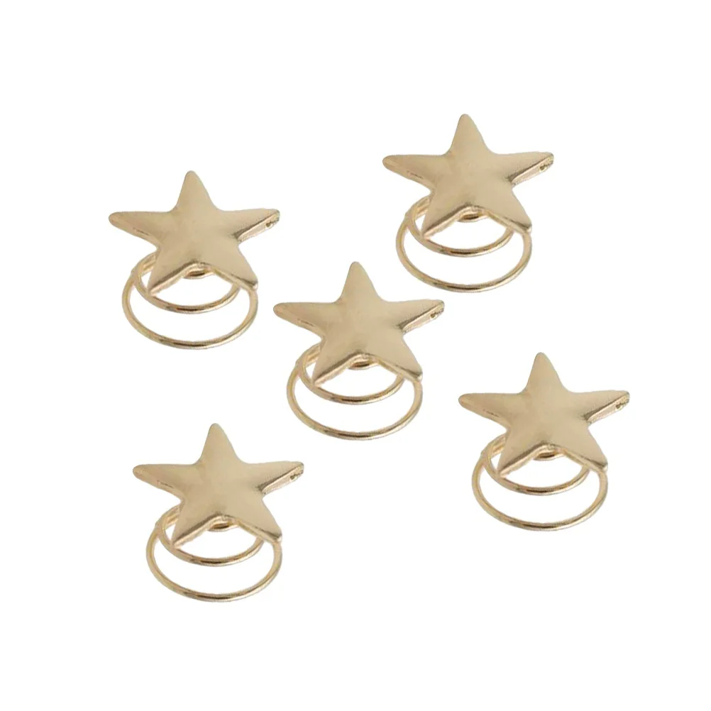 

Hair Star Spiral Clips Accessories Women Gold Bridal Swirl Coils Wedding Jewels Shaped Studs Celestial Moon Spirals Stick