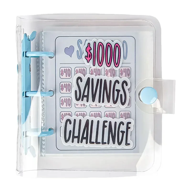 Creatieve $1000 Savings Challenge Binder Envelope Бюджетная папка для ноутбука с денежными конвертами