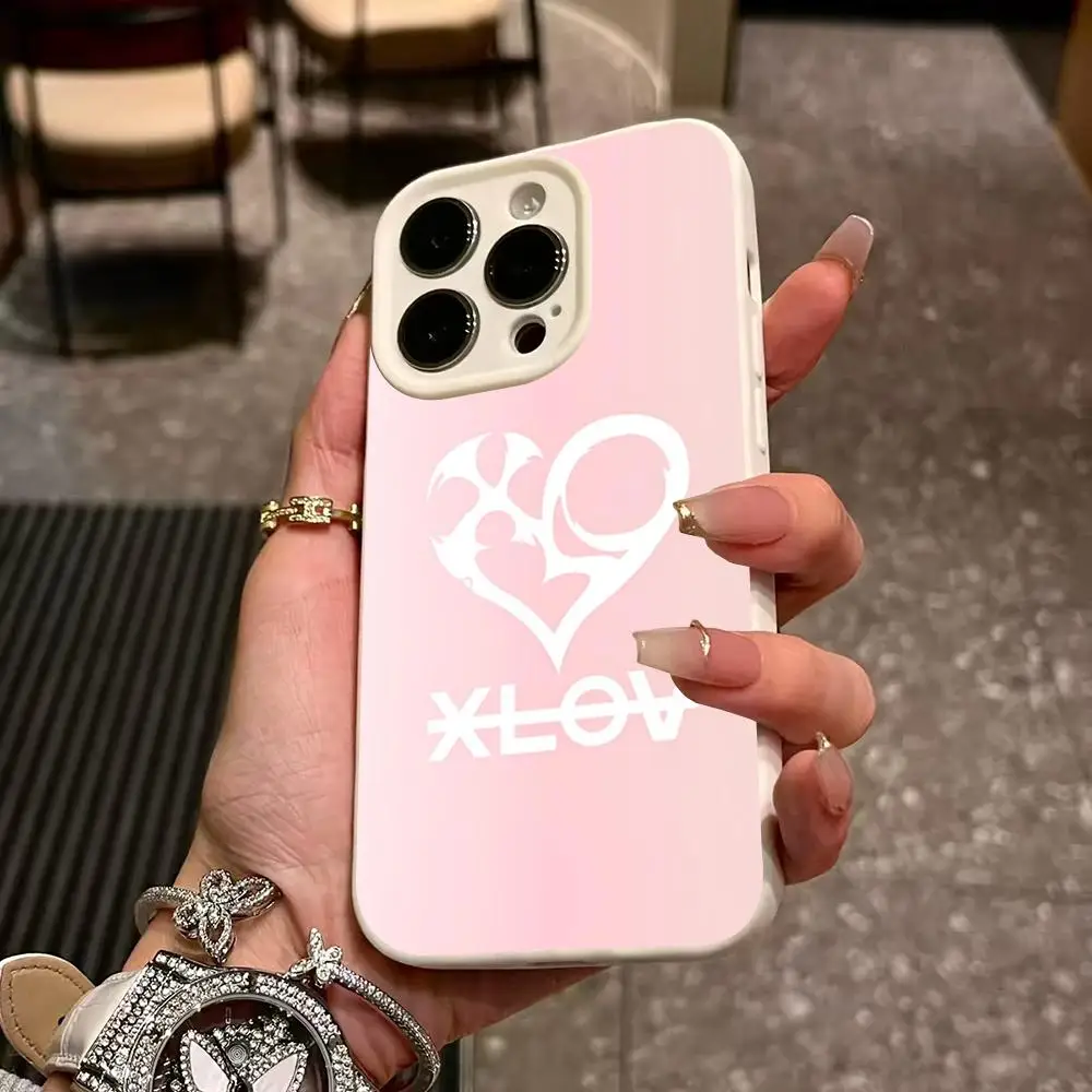 Популярный чехол для телефона XLOV-V для iPhone 17, 13, 12, 11 Pro Max, 16, 15, 14 Plus, мягкий, конфетных цветов, с полным покрытием (art.: 3920db742985f) - 3920db742985f