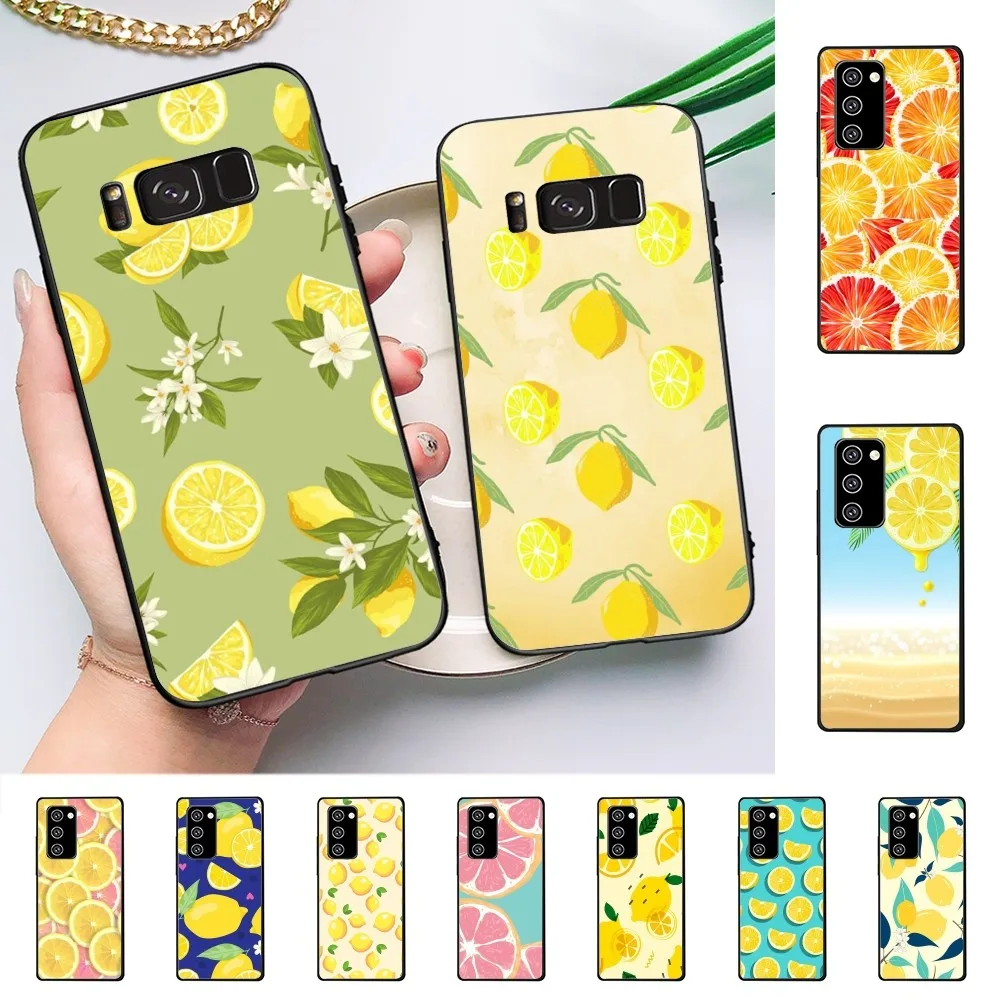 

Fruit Lemon Phone Case For Samsung Note 8 9 10 20 Pro Plus Lite M 10 11 20 30 21 31 51 A 21 22 42 02 03
