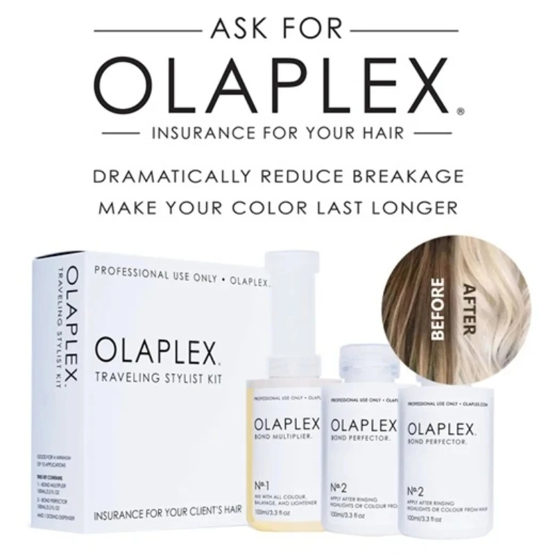 

Olaplex No.1/2/2 Подарочная коробка для восстановления поврежденных волос и восстановления структура увлажняющая гладкая Профессиональная домашняя Уход за волосами набор 3 шт.