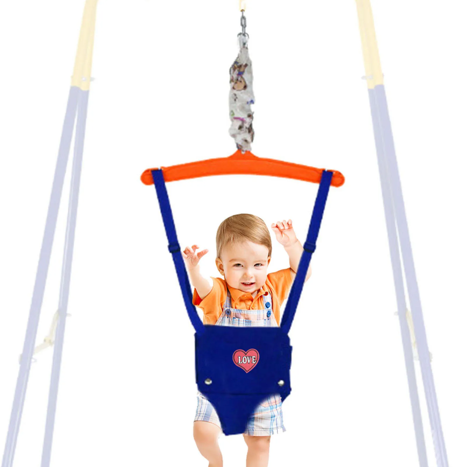 Doorway Jumper Child Jumpers And Bouncers With Cloth Adjustable Seat Bag Baby Door Swing Jumper Hammock Jumping Chair