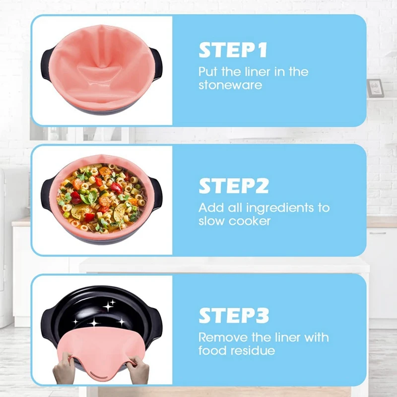 2 упаковки вкладыши для медленной плиты многоразовый разделитель силиконовые