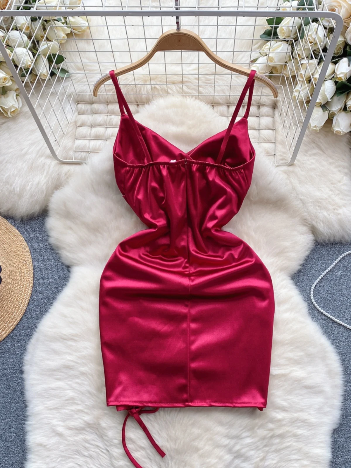 Foamlina сексуальные Клубные наряды 2024 Летняя мода Женская с V-образным вырезом на