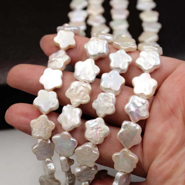 Бусины Из Натурального пресноводного жемчуга в форме звезды, бусины в форме барокко, белые бусины для изготовления ювелирных изделий «сделай сам», браслетов, ожерелий, серег, поделок