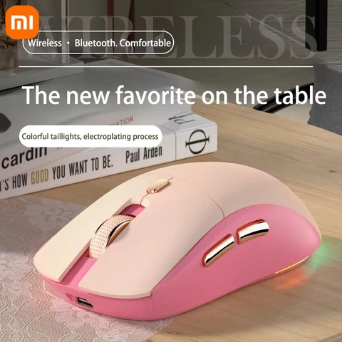 Модель Xiaomi MIJIA 2, беспроводная игровая мышь, гипсоскоростная, 1600 точек на дюйм, 2,4 ГГц, сверхлегкая геймерская мышь, перезаряжаемая, яркий задний фонарь, новинка