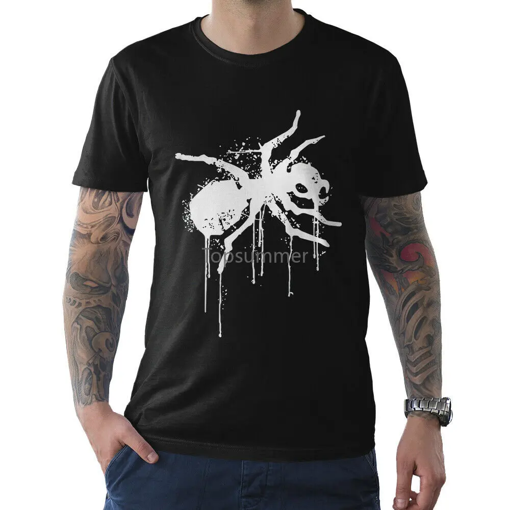 

The Prodigy Ant Logo T-Shirt Keith Flint Band Tee Men'S All Sizes Men T Shirt Great Quality Funny Man Cotton