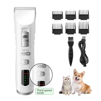 professional dog grooming hair clipper kit tools ceramic blade metal cordless clippers electric pet hair cutter long endurance