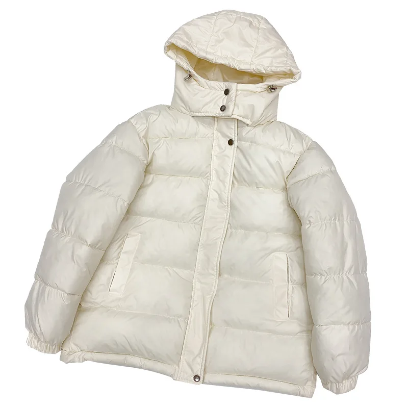 MEILLY DOLPHIN 2023 New Autumn Winter Women Jacket Casual Hooded Thick Warm Solid Short Coat Female Winter Outwear Jacket Parkas