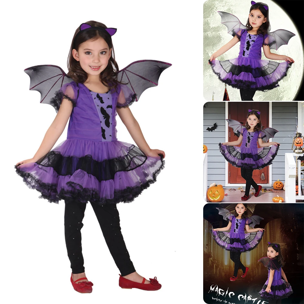 Princess Vampire Costumes for Girls Party Dress Halloween Costume for ...