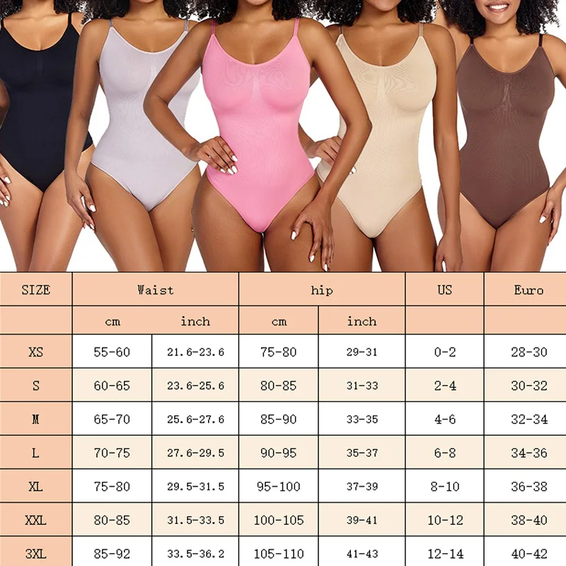 GUUDIA Боди из спандекса Стринги Корректирующее белье Компрессионные