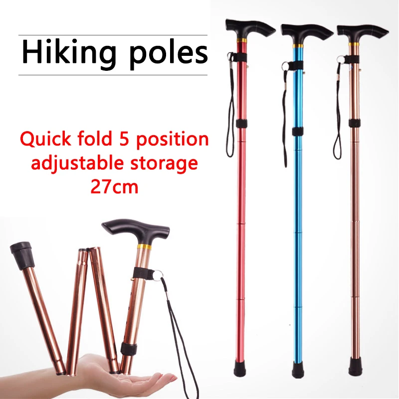 

Trekking Poles Folding Hiking Stick Collapsible Hiking Poles Trekking Stick Walking Poles Nordic Walking Sticks