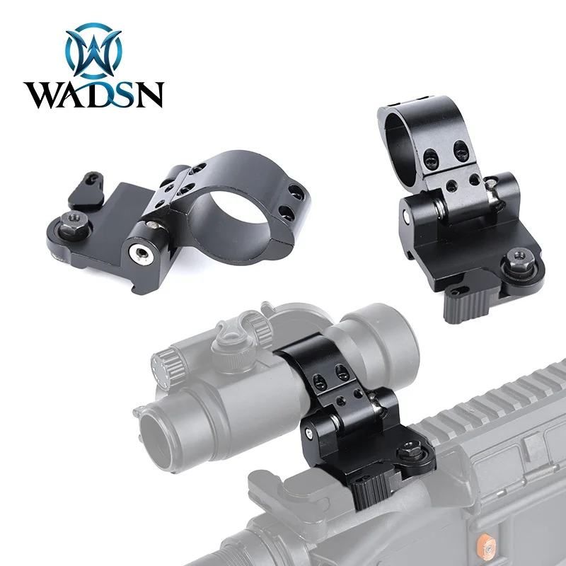 

WADSN Flip to Side QD Mount Airsoft Red Dot Mount Base Picatinny Rail Magnifier Scope Aimpoint Mount Hunting AR15 Accessroies