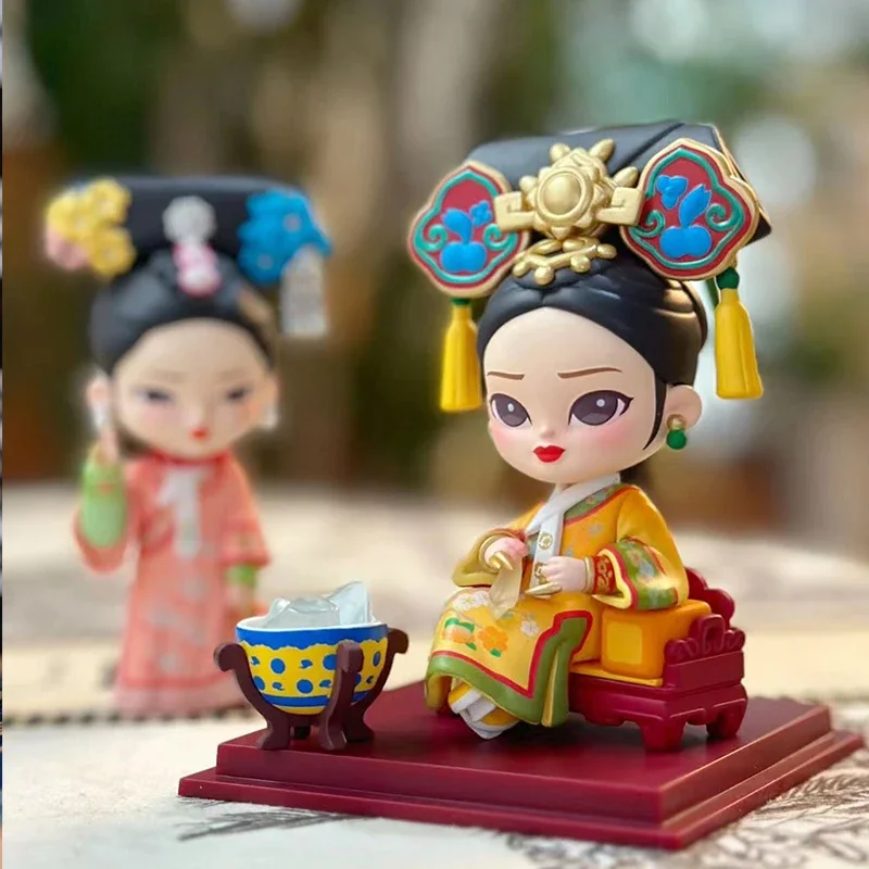 Фото Императрицы в дворце Legend of Zhen Huan слепая коробка коробка-сюрприз оригинальная фигурка мультяшная модель коллекция Mystery Box №3