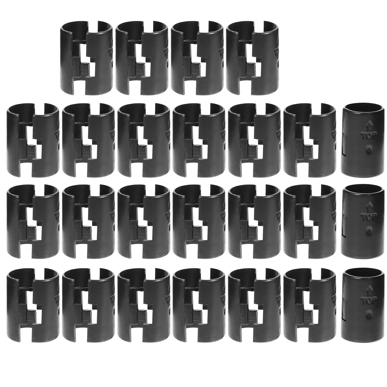 

25 Pairs Plastic Wire Shelf Fasteners Wire Shelf Rack Shelf Plastic Lock Clips Plastic Clips Shelf Wire Shelving Rack