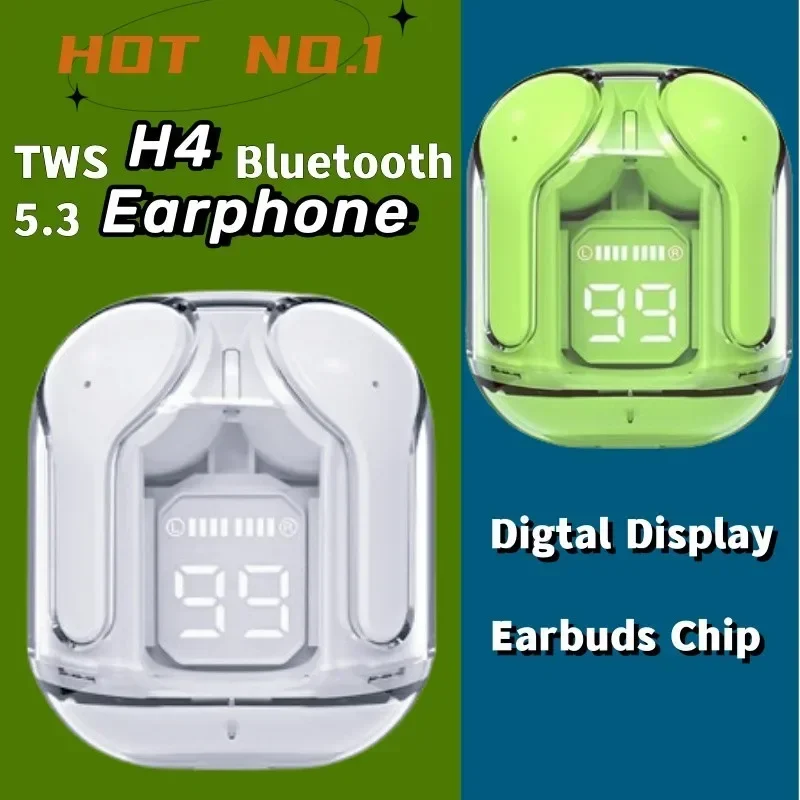 Air31 Беспроводная гарнитура BT5.3 T2 TWS Наушники ENC со светодиодной подсветкой и