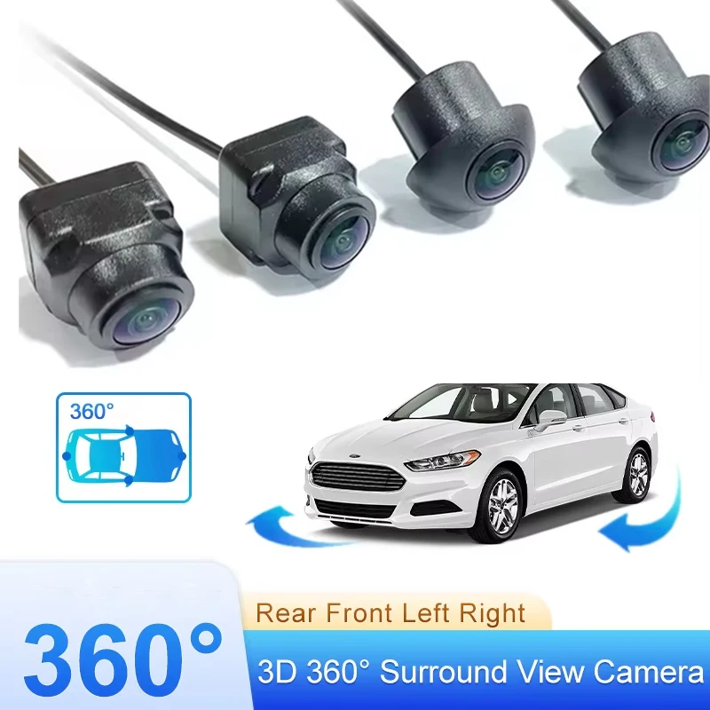 

Поддержка Android Car HD ночного видения Водонепроницаемая панорамная система с просмотром птичьего глаза AHD 1080P 3D Панорамная система автомобильной камеры 360°