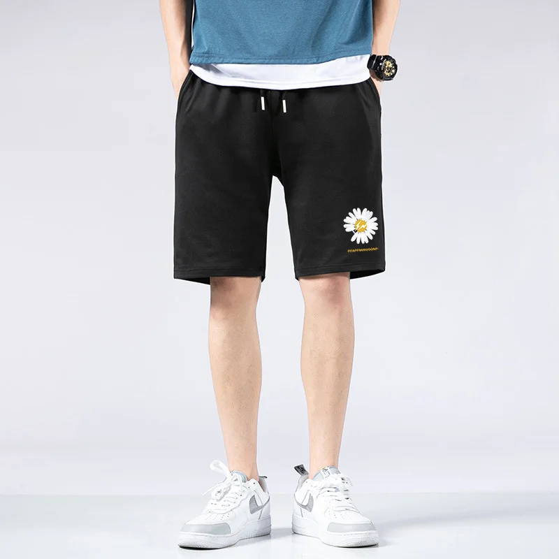 

2022 New Men's Loose Large Running Casual Capris Men's Live Personalized Print Shorts