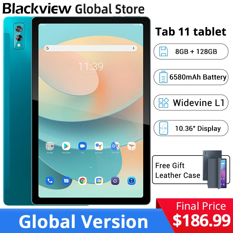 【World Premiere】Blackview Tab 11 Tablet Pad Octa Core 8GB RAM 128GB ROM 10.36