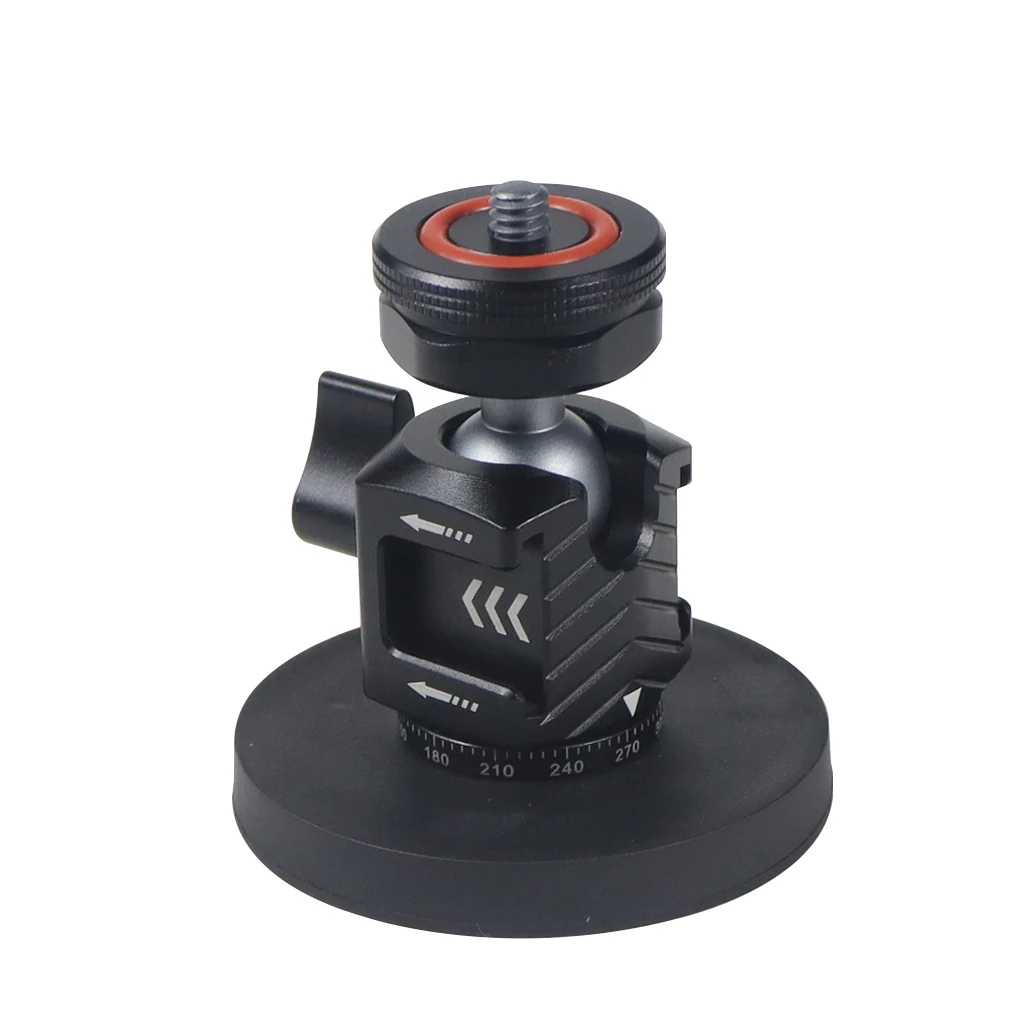 Мини-штатив с шаровой головкой и винтом 1/4 дюйма 3 холодных башмака поворотный на