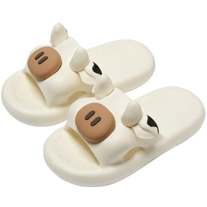 New Eva Sandals and Slippers for Women In Summer Cartoon Cute Couples Can Wear Anti-slip Soft Slippers for Men At Home