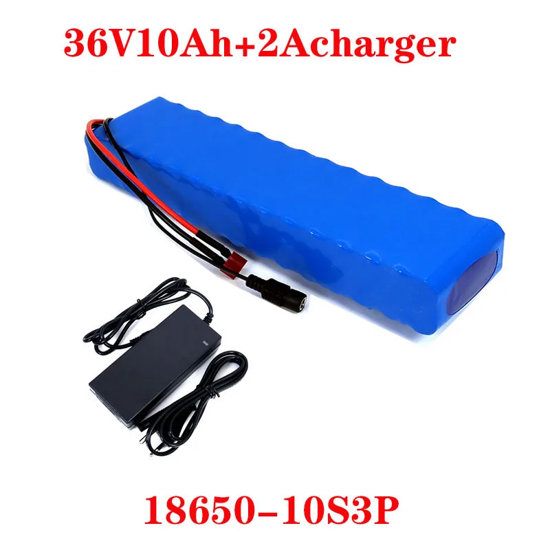 

36V 10Ah 600watt 10S3P lithium ion battery pack 20A BMS For xiaomi mijia m365 pro ebike bicycle scoot +2A charger/Free shipping