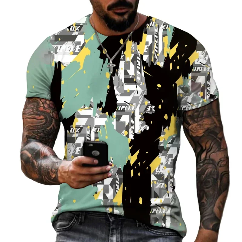 

Мужская футболка с коротким рукавом, с 3D-принтом