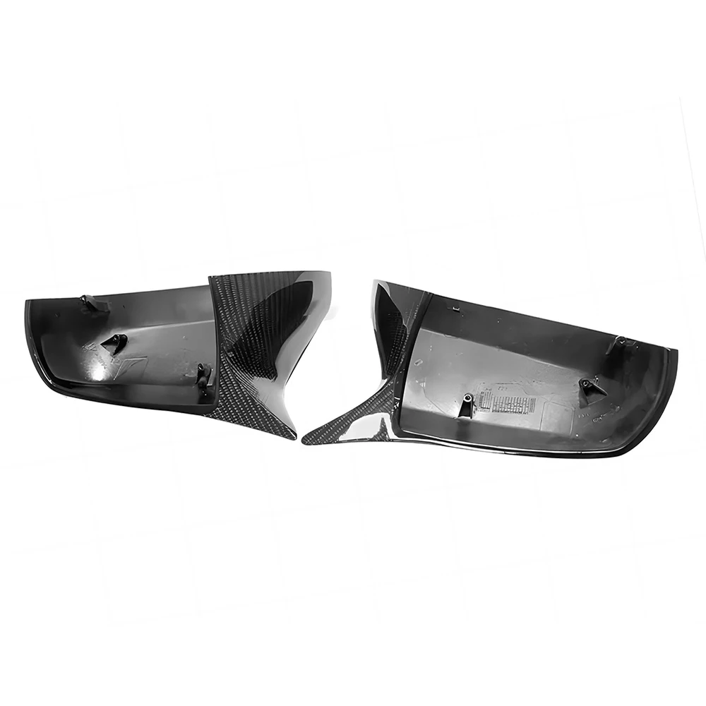 Replacement Rearview Side Mirror Covers Cap For Cadillac ATS ATSL CT4 M Style Carbon Fiber Shell