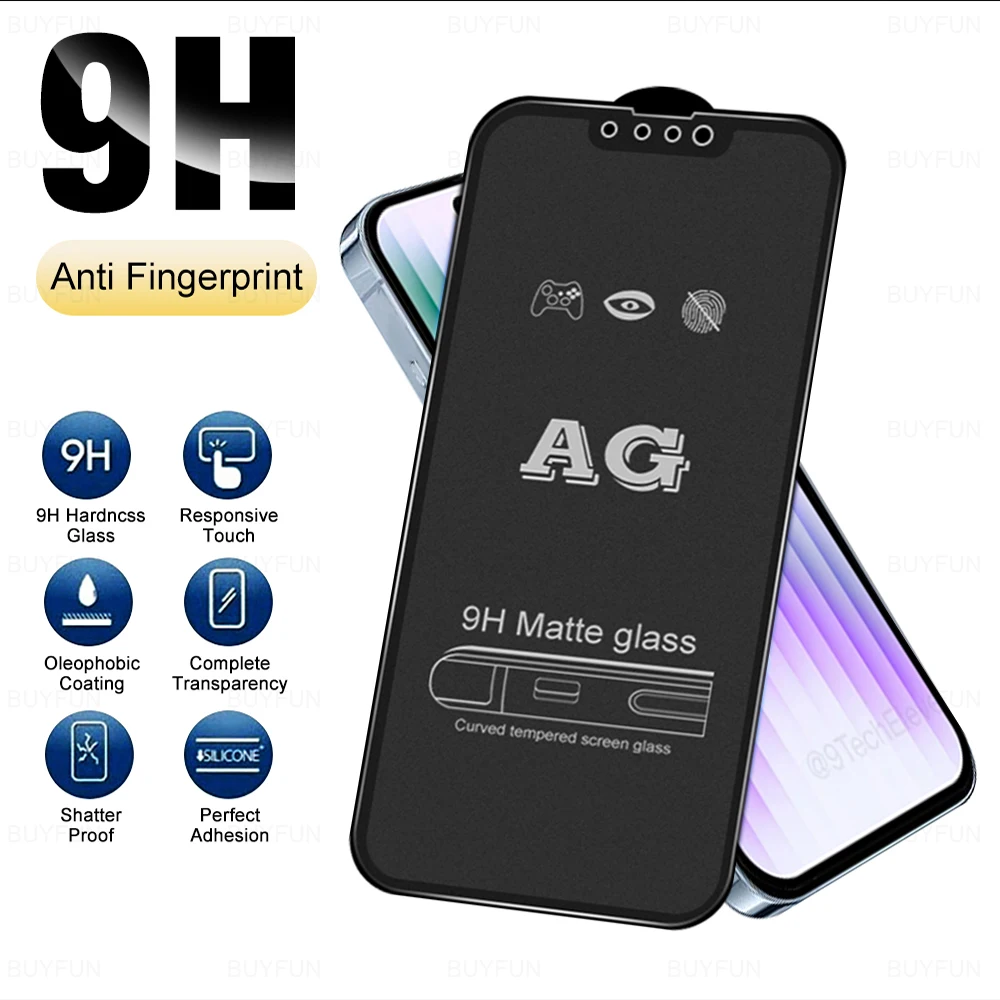 Фото Матовое Защитное стекло для iphone 14 pro max 13 12 mini aphone afone 12pro 14pro 13pro 14 plus, закаленная пленка для iphone14 №1