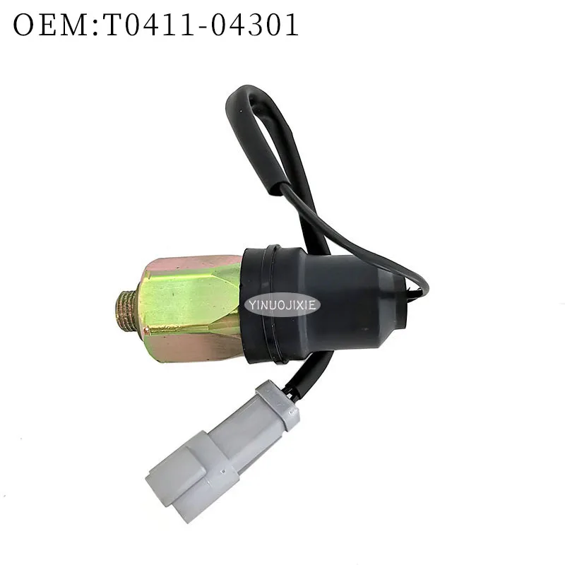 

Suitable for YuChai engine oil pressure sensor switch OEM: T0411-04301 (Thread 13mm) high quality excavator parts