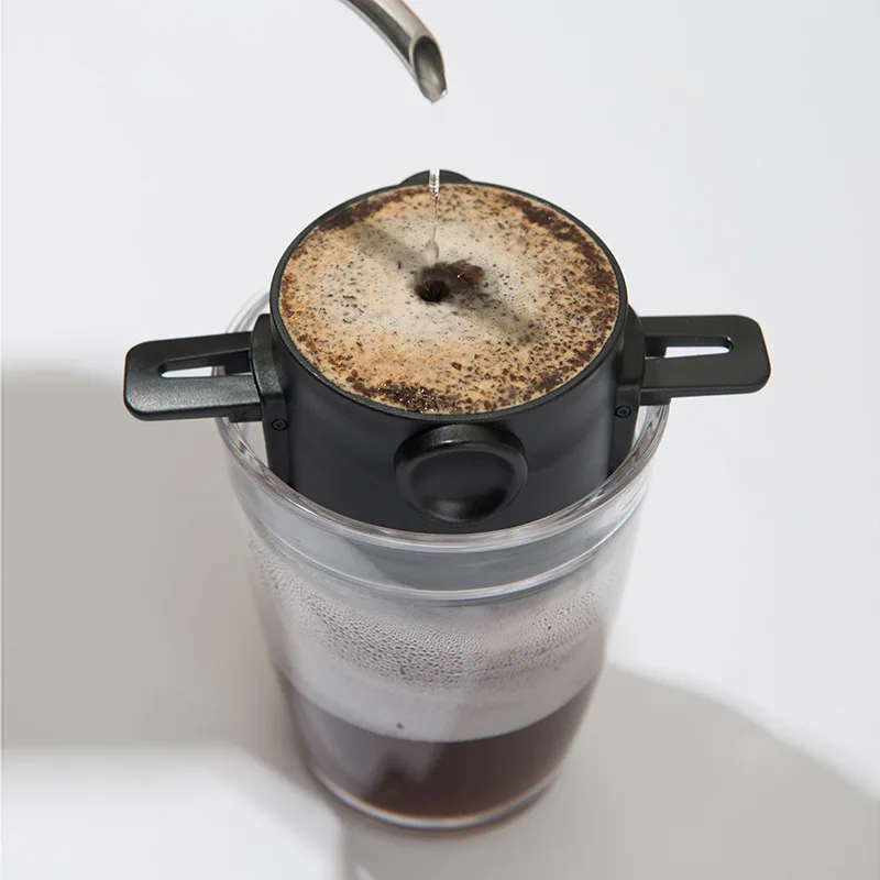 

Foldable Portable Coffee Filter Coffee Maker Stainless Steel Drip Coffee Tea Holder Reusable Paperless Pour Over Coffee Dripper