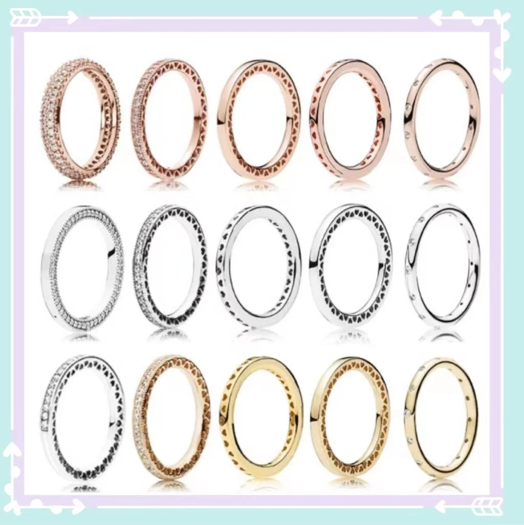 Женское кольцо из серебра 925 пробы с кристаллами |