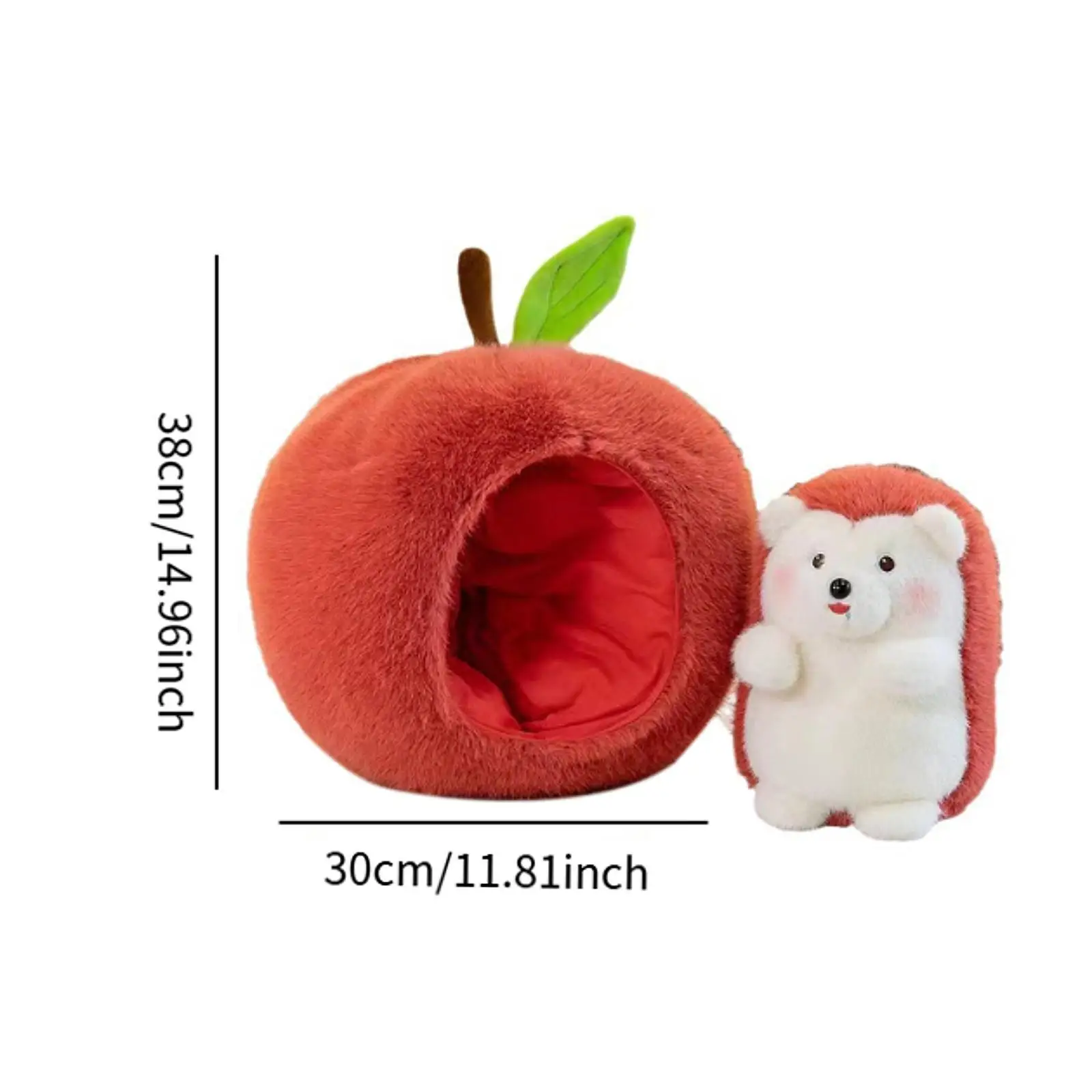 Hedgehog Plush Toy Sofa Ornaments Soft Birthday Gifts Creative Cartoon Stuffed Animals Hugging for Adults Baby Kids