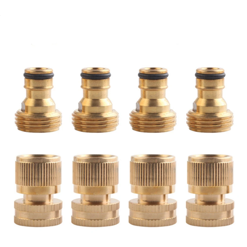 

Garden hose quick connect solid brass quick connect garden hose connector water pipe connector garden hose disconnect 3/4 inch