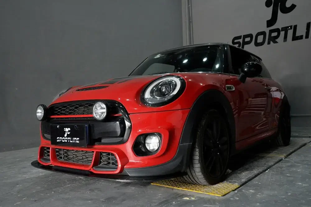 Передний спойлер из углеродного волокна для F55 F56 JCW Mini John Cooper Works 14-18