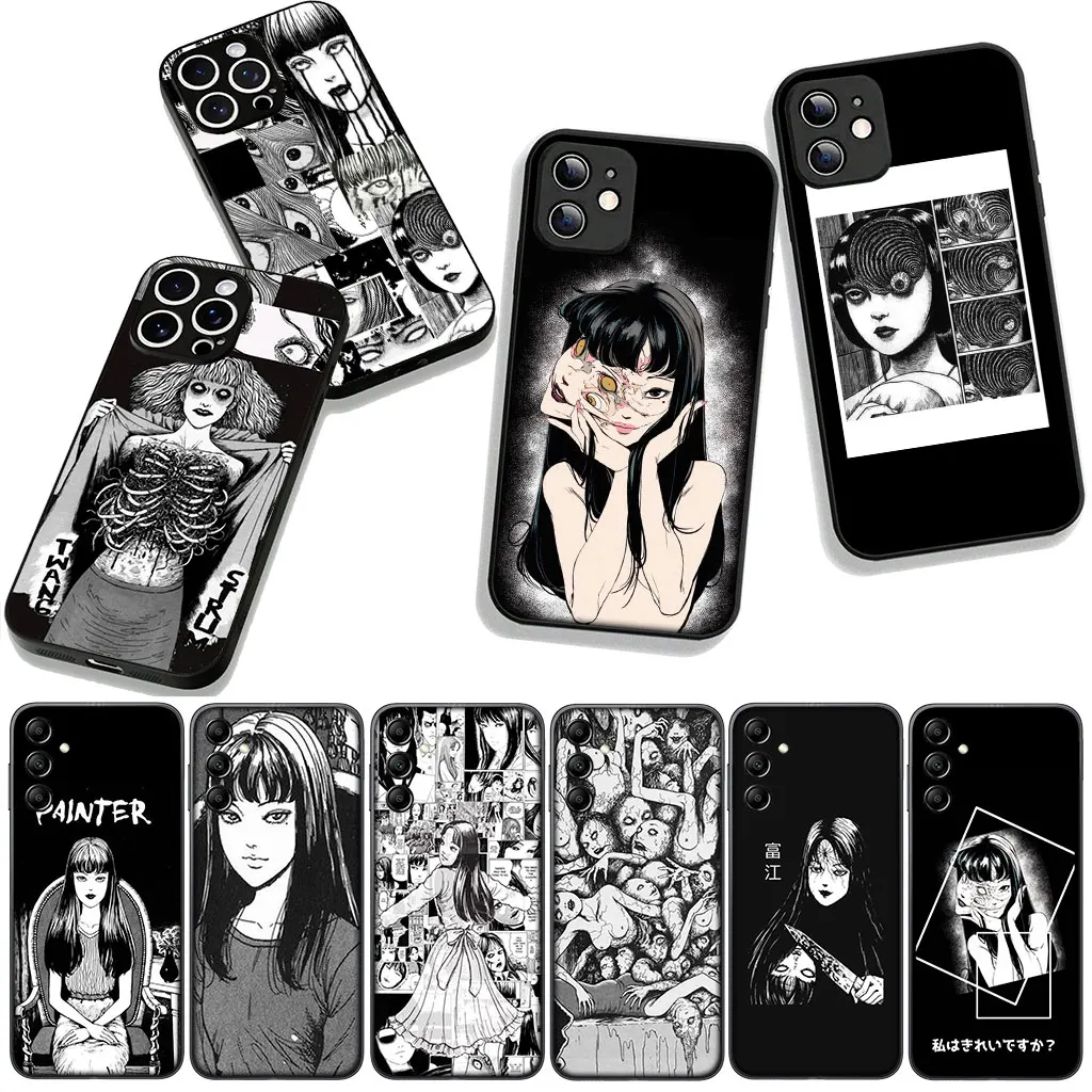 Чехол ужасов комиксов junji ito Tomie Tees для Motorola Moto G24 G54 G05 G45 G55 G75 G9 G85 G15 Power Edge 50 30 Fusion 40 neo Pro (art.: 3920d358ef34b) - 3920d358ef34b