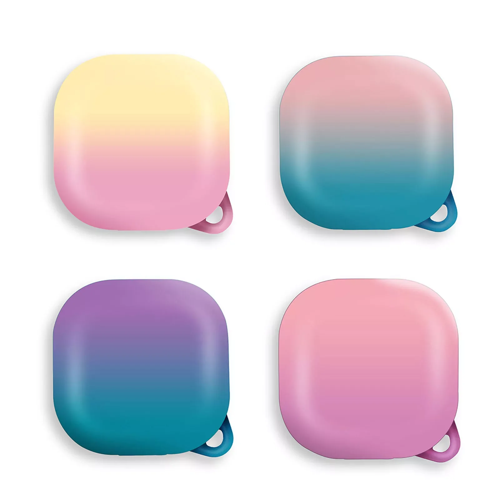 

Gradient Rainbow Earphone Cover ForSamsung Galaxy Buds Live Case ForSamsung Galaxy Buds Live Pro Cover PC Hard Shell Improved