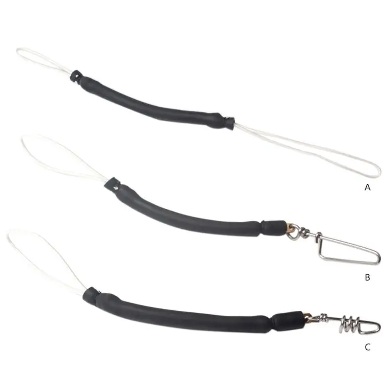 

B36F 1Pc Clip 12cm Spearfishing Shock Cord Bungee with Clip