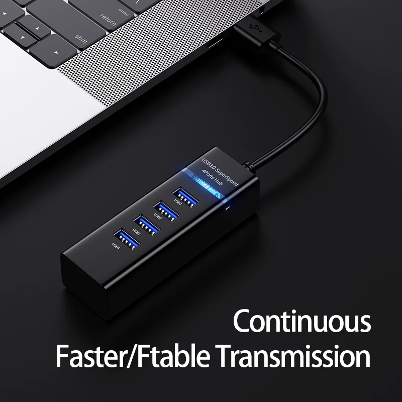 Usb3.0 Hub 4-портовый высокоскоростной USB-разветвитель для жестких дисков