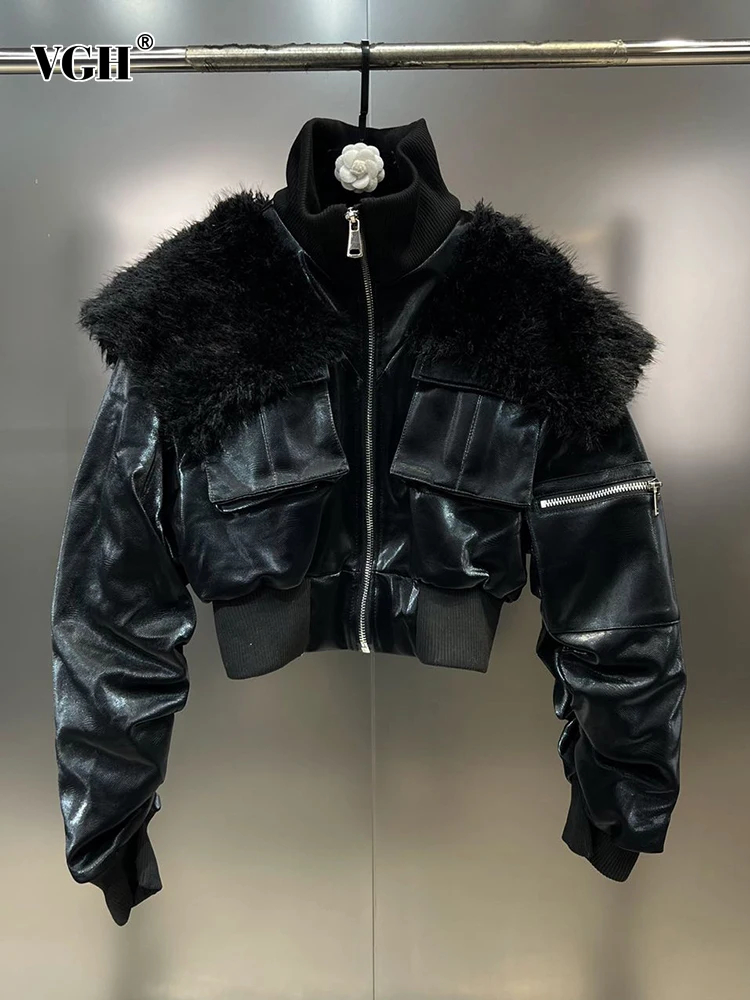 

Женская однотонная парка с длинным рукавом и карманами