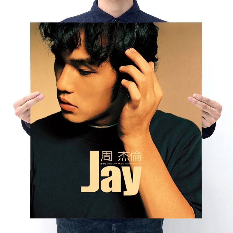 

NEW Jay Chou Poster Vintage kraft Paper Poster Bar Cafe Decorative Painting Room Wall Decoration Paintings Gift Wall Stickers