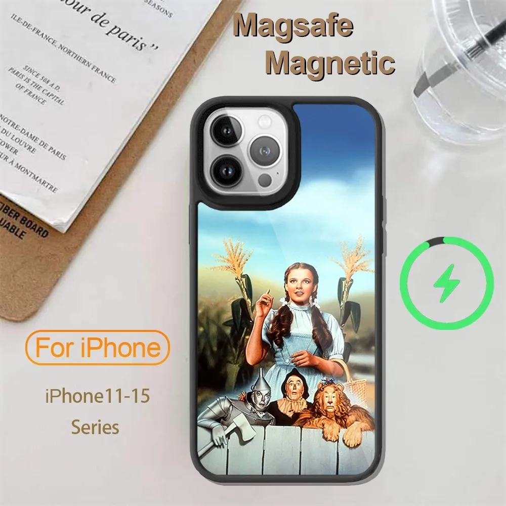 Чехол для телефона с рисунком в стиле м/ф волшебник iPhone 14 13 12 11 15 Pro Max Plus Mini Magsafe