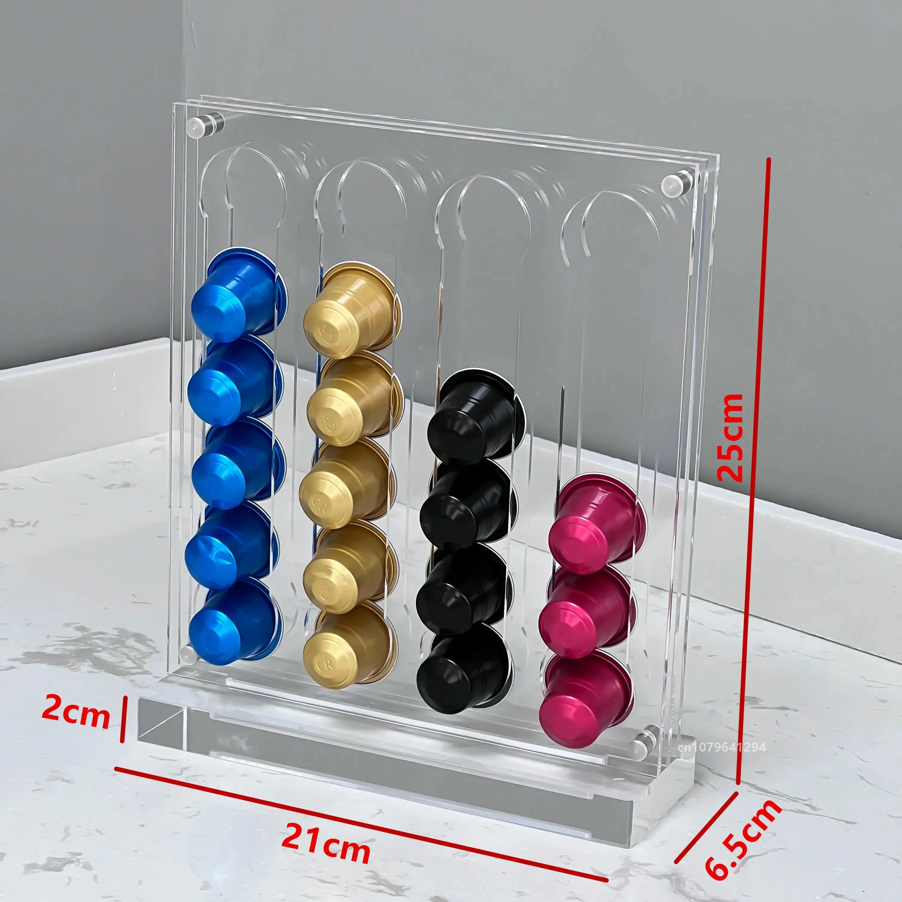20/48 шт. акриловый держатель для капсул кофе Nespresso OriginalLine стойка хранения