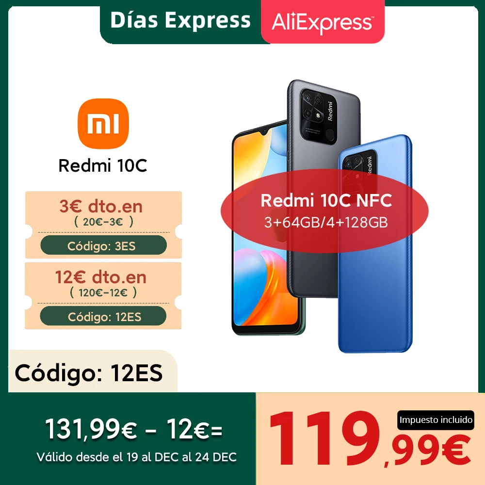 Global Version Xiaomi Redmi 10C 64GB 128GB Smartphone Snapdragon 680 6.71