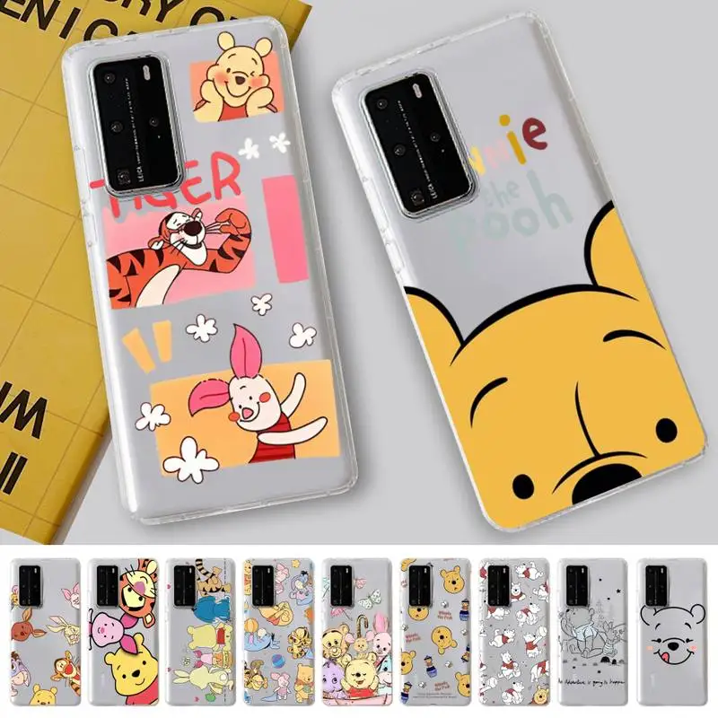 

Disney Winnie the Pooh Phone Case for Samsung S20 ULTRA S30 for Redmi 8 for Xiaomi Note10 for Huawei Y6 Y5 cover