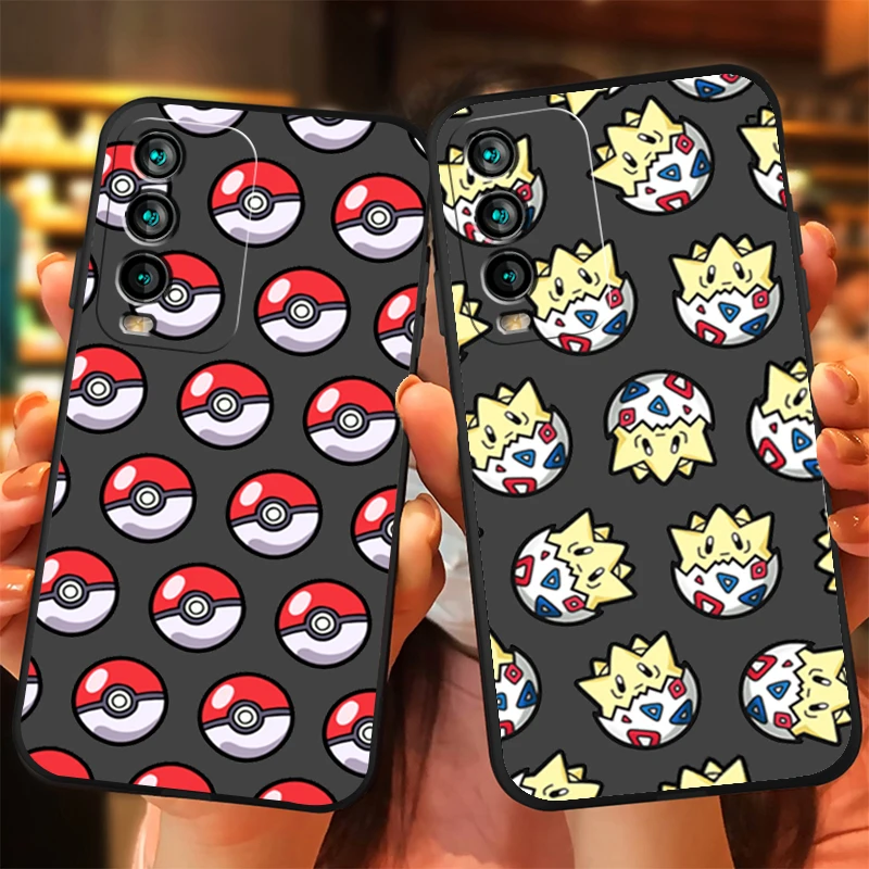 

Pokemon Pikachu Cute Phone Cases For Xiaomi Redmi Note 10 10S 10 Pro POCO F3 GT X3 GT M3 Pro X3 NFC Back Cover Coque Carcasa